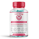 Nutri-things Magnesium Glycinate Gummies Adult - Mixed Berry Flavor, 400mg High Absorption Magnesium Chewable for Stress Relief, Sleep & Muscle Relaxation - Non-GMO, Gluten-Free - 60 Count, 30-Day Supply