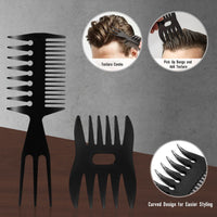 Dylapick Mens Hair Brush and Beard Brush Set,Boar Bristle Beard Brush Set
