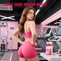 HOOLOO Creatine Gummies 5000mg Creatine Monohydrate with 1000mg Collagen (1 Month Supply) for Men & Women, Vegan & Sugar-Free, Easy Pre/Post Workout Gym Support for Performance and Muscle Power, 60 Count