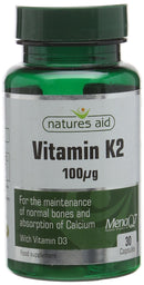 natures aid Natures Aid Vitamin K2 Capsules - Pack of 30