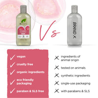 DR ORGANIC Dr Organic Guava Shampoo, Vitamin C, Coloured Hair, Mens, Womens, Natural, Vegan, Cruelty-Free, Paraben & SLS-Free, Organic, 265ml, Packaging may vary