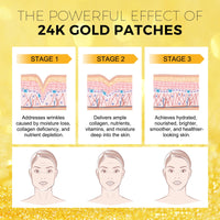 Collagen Forehead Wrinkle Patches, 12PCS 24K Gold Forehead Patches for Wrinkles, Anti Wrinkle Patches Anti-Aging Moisturising & Wrinkle Reduction, Collagen Regeneration and Skin Tightening