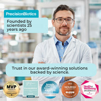 PrecisionBiotics Alflorex Original - Daily Gut Health Supplement - Contains Bifidobacterium Longum Bacterial Culture Strain 35624 - No Refrigeration Required - 60 Capsules