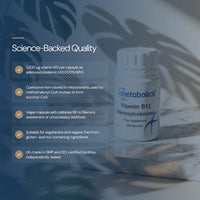 Metabolics Vitamin B12 (Adenosylcobalamin) (Pot of 90 Capsules)