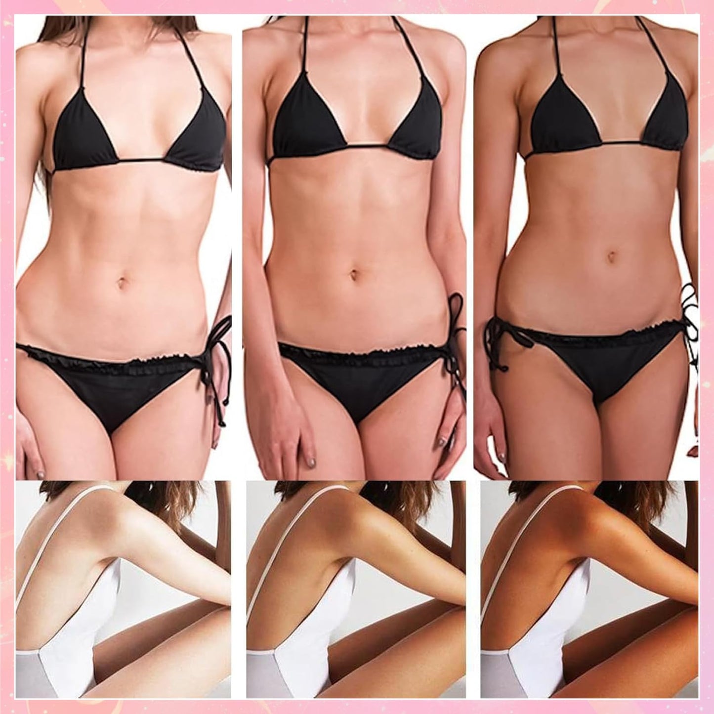 Tanning Drops, Enhances Natural Skin Tone, Moisturises Skin, Gradual Tanning, Naturally Promotes Melanin Production, Protects Against Sun Damage, Suitable for All Skin Types (60ml)