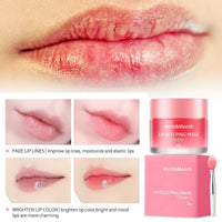 EONFAVE Lip Mask - Lip Sleeping Mask - Lip Sleep Mask Overnight Lip Skincare Lip Oils - Lip Moisturiser for Dry Chapped Peeling Cracked Lips Fades Lip Lines, Lip Balm for Moisture Lip Care