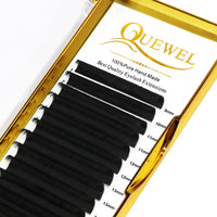QUEWEL Easy Fan Lashes 0.05D Curl Mix 9-16mm Easy Fan Russian Lashes 2D-20D Volume Lash Extensions Self Fanning Eyelash Extensions Volume Automatic Blooming (0.05D Mix 9-16)