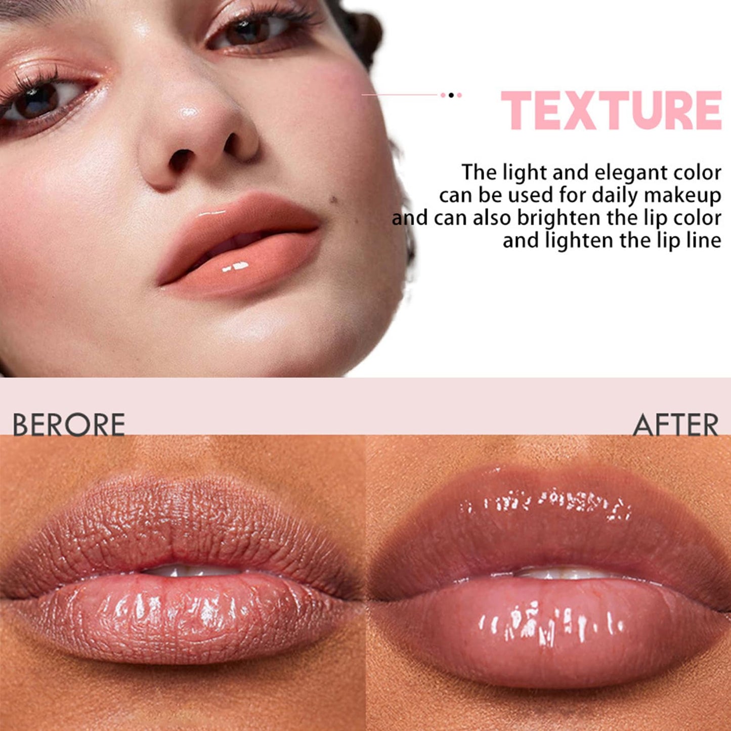 ChicNana Lip Oil and Lip Gloss Set, 3Packs Lip Oil Hydrating Lipgloss Gift Set Lip Glow Oil Tinted Clear Lip Plumper Non-sticky Moisturizing Gift For Women Kids Teenage Girls (A Set, 3 Packs)