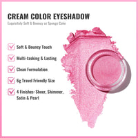 Oulac OULAC Cream Eyeshadow, Glitter Pink Eyeshadow, Holds Makeup For 12 Hours +, Waterproof and Sweatproof, Crease Resistant, Vegan | 06g, Sweet Pea (11)