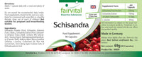 fairvital Fairvital | Schisandra - BULK PACK for 3 months - VEGAN - 90 capsules - Wu Wei Zi