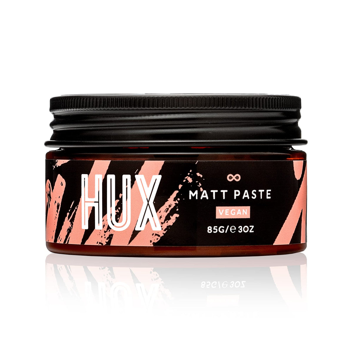 HUX Matt Paste, an all-round styling hair paste product, for accentuating curls and adding texture to any hairstyle. 85g