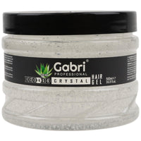 G Gabri Gabri Professional Hair Gel Crystal 500 ml, Firm Hold Hair Styling Gels, High Gloss, Anti-Frizz Effect, Edge Control, For All Hair Types