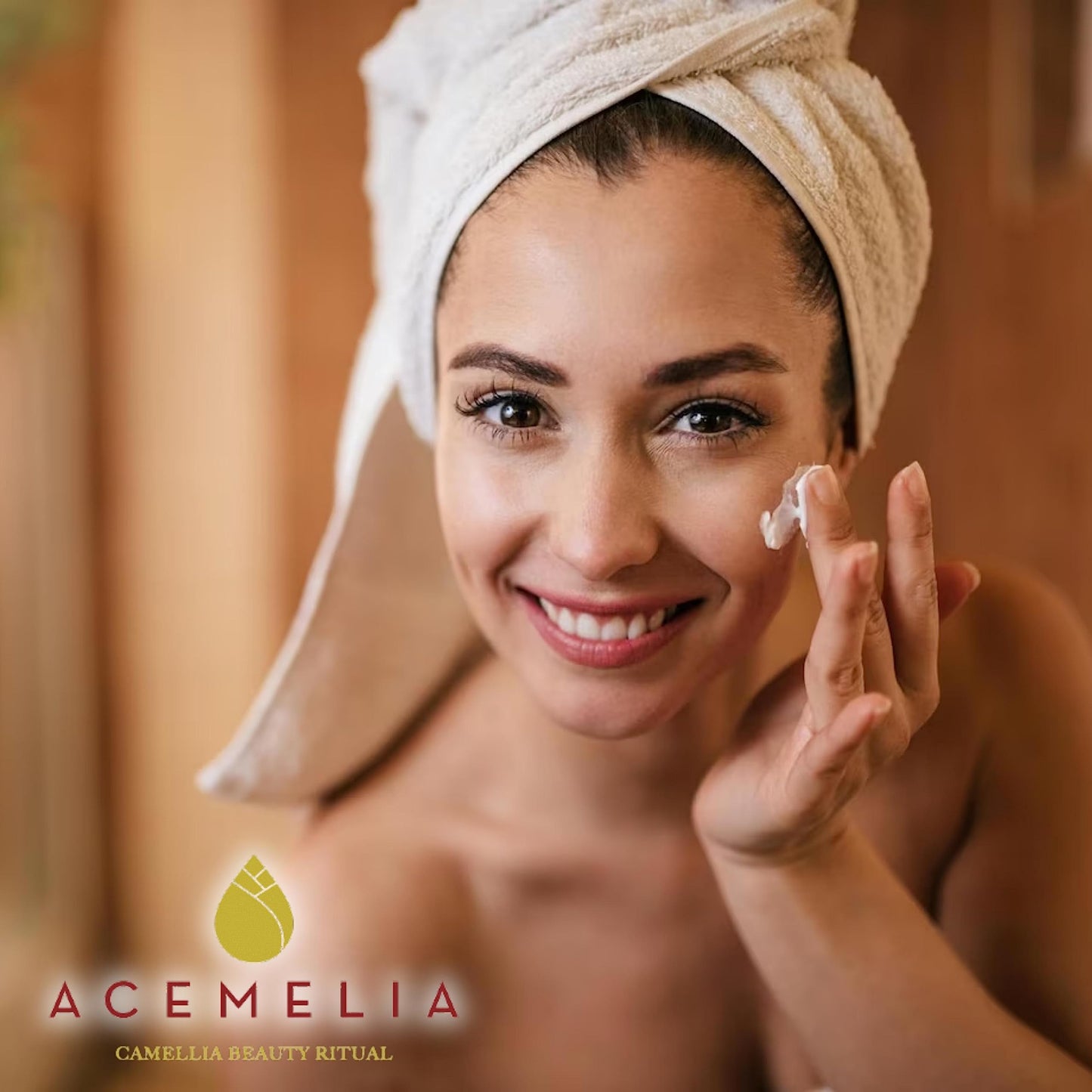 Acemelia Camellia Beauty Ritual Pack | Japanese SAHO Ritual with Camellia Oil Products | Facial Beauty Kit | Luxury Cosmetics Pack | Complete Facial Routine | Original Gifts for Women