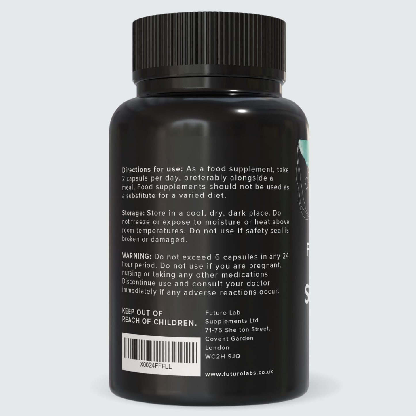 Futuro Labs Sea Moss Capsules by FUTURO LABS - 2000mg Raw Sea Moss [15:1 Extract] - Organic Irish Sea Moss Supplement | Vegan, Non-GMO, Gluten Free | 120 Capsules, 60 Servings