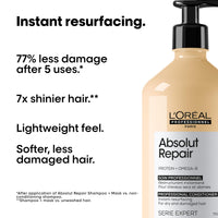 L'Oréal Professionnel Paris L’Oréal Professionnel Conditioner, With Protein And Gold Quinoa for Dry And Damaged Hair, Serie Expert Absolut Repair, 500 ml