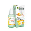 Garnier Vitamin C Serum Cream, 2in1 Formula With 20% Vitamin C serum & SPF 25 Moisturiser, Hydrate & Reveal Bright Glowing Skin, Organic & Vegan Formula, 50ml
