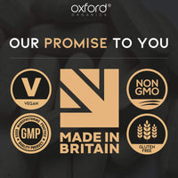 Oxford Organics Advanced Vegan Magnesium Tablets | Magnesium Supplements for Restless Leg Syndrome Relief, Leg Cramps & Calm Sleep | Magnesium Citrate, Oxide & Vitamin B6 | UK Made Magnesium Supplement (240 Tablets)