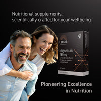 ELIXIR NUTROLOGY Magnesium 188mg Tablets | Supports Energy Metabolism & Muscle Function | Helps Maintain Normal Bones & Reduce Tiredness | Dual Source Magnesium Citrate & Oxide | 30 Vegan Tablets | UK Made