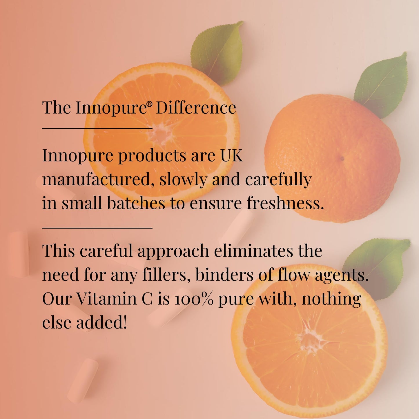 INNOPURE Pure Vitamin C Capsules 1000mg (No Fillers or Binders) Pure-Fill Supplement, Easy to Swallow 1 Daily Capsule (Not Tablets) 180 Capsules