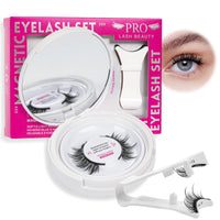 PRO LASHBEAUTY Magnetic Eyelashes With Applicator Long Lasting And Reusable Magnetic Lashes Kit 5Pcs Magnets Per Piece No Glue Needed False Eyelashes Waterproof,Cruelty Free,Easy To Wear(1pair,Vibrant)