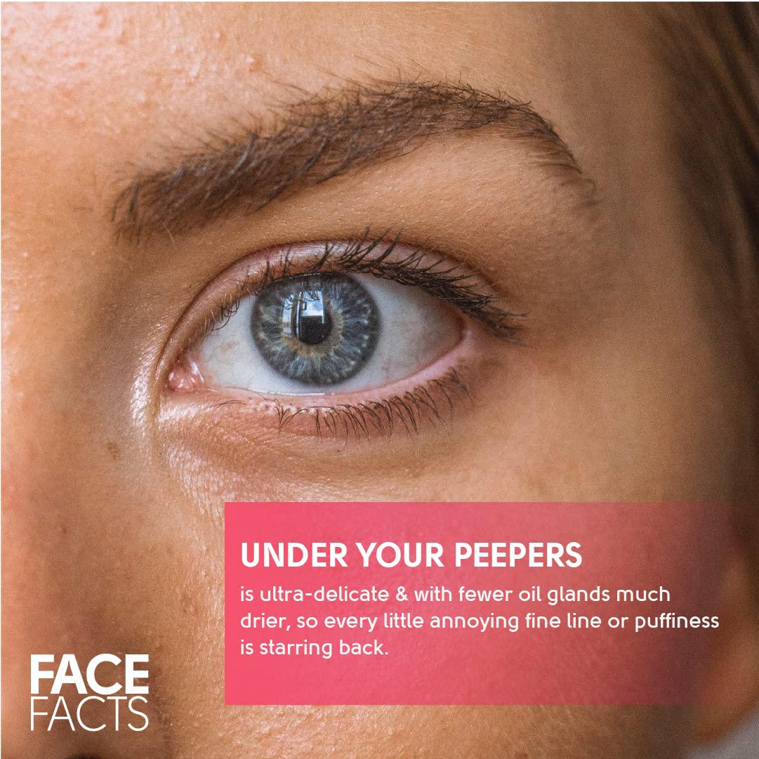 Pretty Face Facts Target Dark Circles Under-Eye Gel Patches | Soothe + Reduce Appearance of dark circles | 4 pairs
