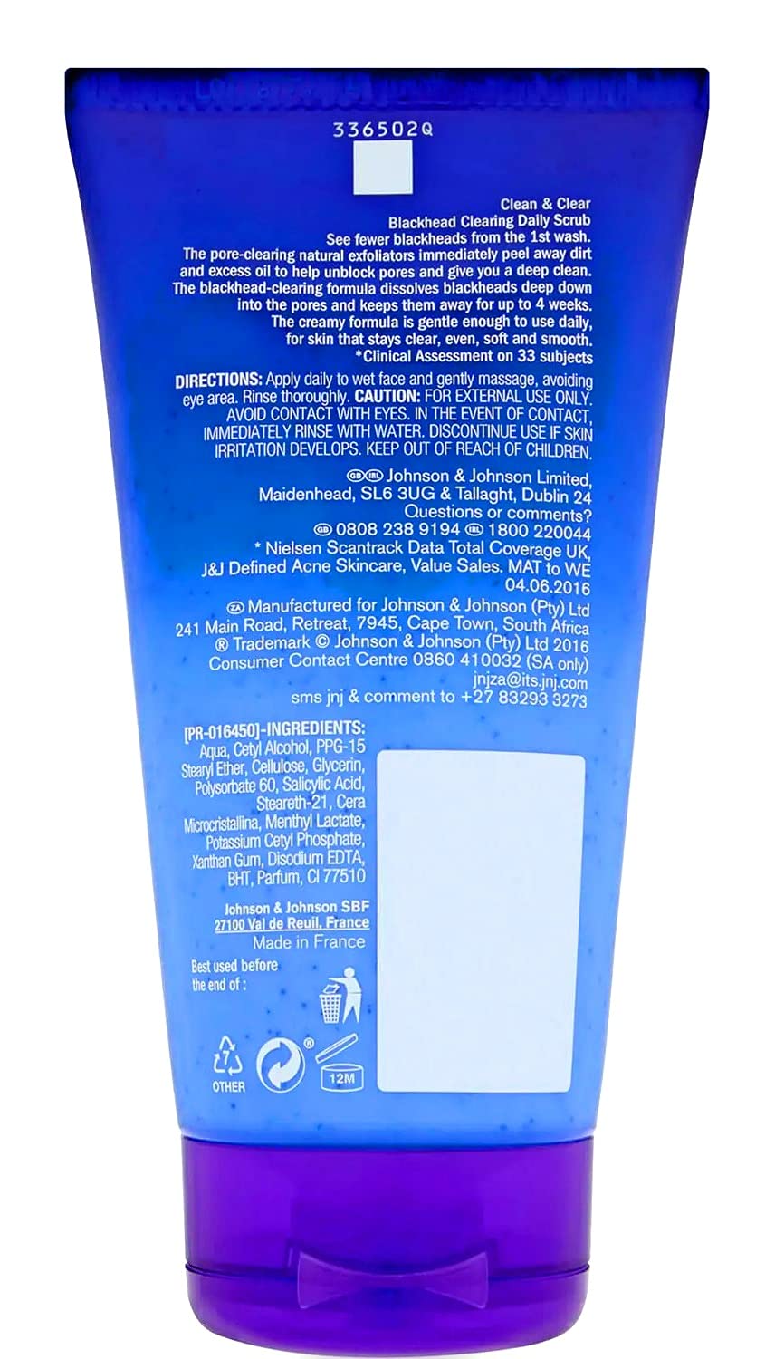 Clean & Clear BLKHEAD Scrub 150ML