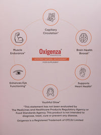 Oxigenza Astaxanthin 22mg - 60 Tablets – Premium Antioxidant Support for Skin, Eyes & Vitality