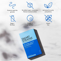 SmartStrains Smart STRAINS® for Antibiotics – Clinically Proven Live Bacteria for Antibiotic Support – Formulated by The Gut Health Doctor® PhD in Probiotics | 10 Billion Bacterial Cultures | 30 Oral Capsules