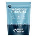 Hybrid Health Probiotics & Prebiotics Complex | 60 Vegan Capsules | 100 Billion CFU | Advanced Strength Probiotics with 20 Diverse Strains | Pre & Probiotics for Women and Men