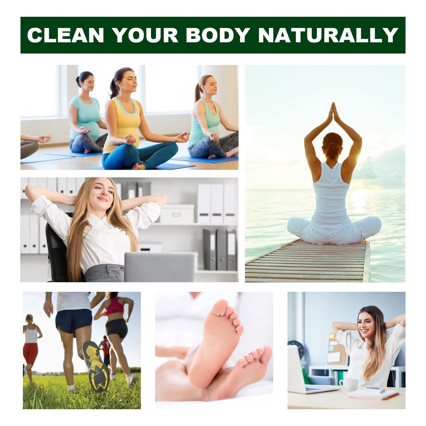 Nexolla Foot Patch, Foot Patch, Detoxification Foot Plaster, Detox Plaster Foot, Improve Sleep Quality, Promote Blood Circulation, Relieve Fatigue, Detoxify the Feet