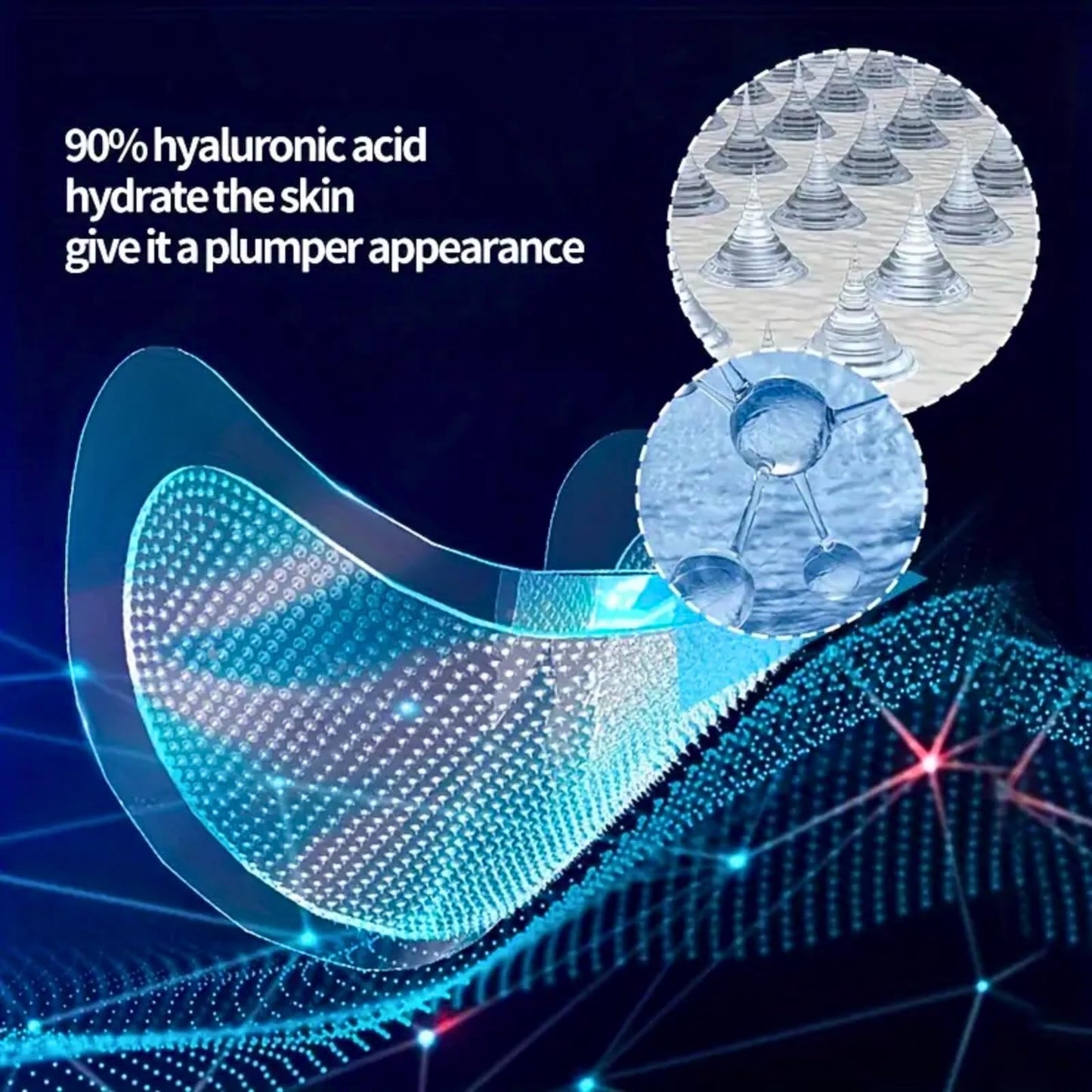 IZBEAUVO 2 Boxes Dissolving Microneedle Eye Patches, Hyaluronic Acid Micro Needle Eye Patches, Microcrystalline Eye Mask, Under Eye Patches For Dark Circles And Puffy Eyes, Hydrate, Firm & Smooth Fine Lines