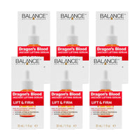 Creightons Balance Active Formula 6 x 30ml Multipack of Dragon's Blood Instant Lifting Serum, For Firmer Looking Skin and Reducing The Appearance Of Wrinkles, Dermatologically Tested, Vegan & Cruelty Free