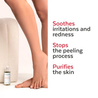 PODERM – IRRITATED AND SENSITIVE FEET – Repairs and Soothes Skin Irritations in 24h – Purifies and Nourishes Intensely for 24h – Enriched with Tea Tree – Foot Care – Swiss Made