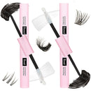2 Pcs Bond and Seal Lash Glue, Cluster Lash Glue with 72h Hold, Waterproof Bond and Seal for Eyelash Extensions Beginners Self Use at Home - A Surprise Choice