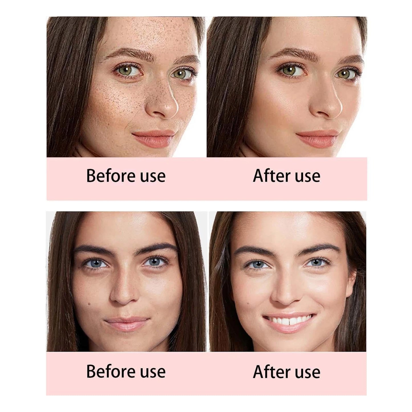 2-in-1 Full Coverage Under Eye Brightener And Concealer - Highlighter & Foundation - Long Lasting Correcting Pink Cream For Dark Circles And Spots, Smooth & High Coverage, 10g