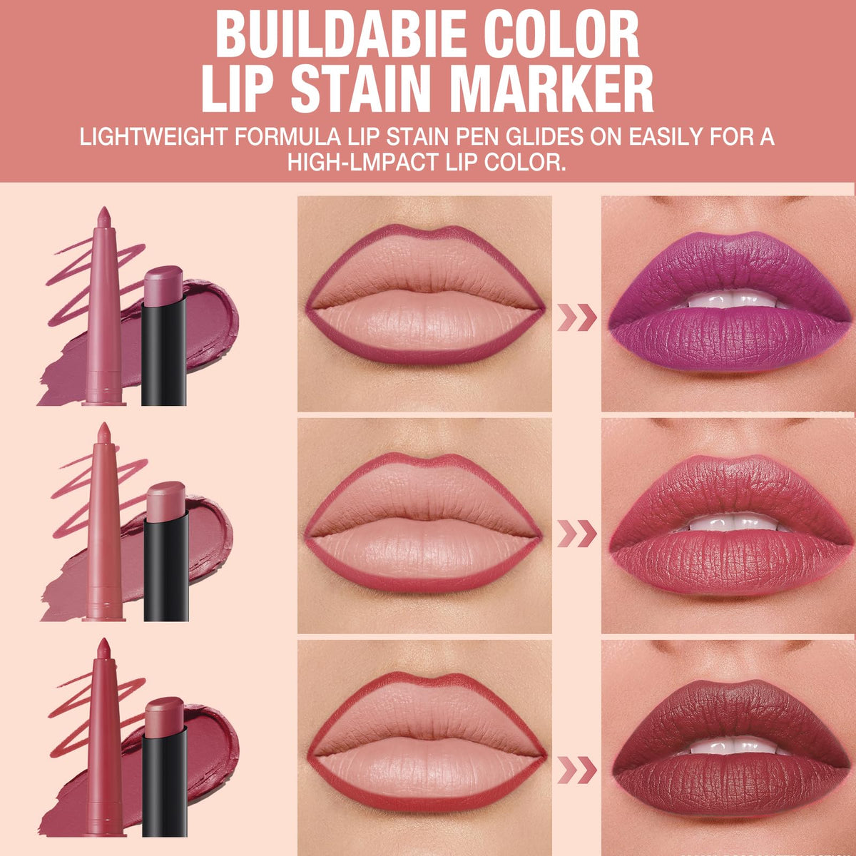 LANGMANNI 12Pcs Sculpting Matte Velvet Lip Set,Nude Colors Sculpting Kit| 6 Lip Liners + 6 Lipsticks, Soft-Focus Blur & Longwear | Gift for Makeup Lovers(#A)