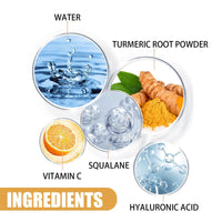 QUIWEN Turmeric Eye Cream, Turmeric Under Eye Cream, Eye Bags Remover, Anti Wrinkle Eye Cream, Firming Eye Cream, For Puffy Eyes, Moisturizes Eye Area