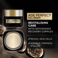 L'Oreal Paris Day Cream, Age Perfect Cell Renew Moisturiser, 50ml