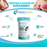 Nutrivolv Bust Up! - Breasts Enlargement Pills Female Oestrogen Enhancer - 60 Tablets