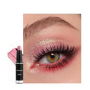 LYNTYAOU Rose Pearl Pink Shimmer Eyeshadow Stick, Bright Pink Color Pen, Metallic Mermaid Cream Eye Shadow Crayon, Pearlescent Glitter Eyeshadows Pencil, High Pigmented Eyeliner Smooth for Eyes Makeup