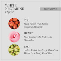 Grace Cole White Nectarine & Pear Moisturising Hand and Nail Cream 30ml - Essential Oils - Vegan and Cruelty Free, No SLS or Parabens - Made In England