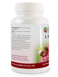 Health Leads ...Working With Nature L-Tyrosine (Extra Strength) 400mg x 90 Capsules, for Mental Alertness, Focus, Stress & Sleep, Free Form Amino Acid Supplement, Non-GMO, Vegan, Magnesium Stearate Free & No Nasties, Made in Wales