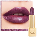Oulac OULAC Metallic Shine Glitter Lipstick, Purple High Impact Lipcolor, Lightweight Soft and Ultra Hydrating, Long Lasting, Vegan & Cruelty-Free, Full-Coverage 4.3 g/0.15 22 Virtual Violet