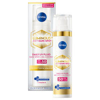 NIVEA Cellular Luminous 630 Anti Dark-Spot Daily UV Fluid Face SPF 50 (40ml), Protects From Dark-Spots, Hyperpigmentation and Photoageing, Face Moisturiser with Hyaluronic Acid and Vitamin E