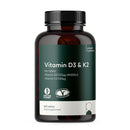 Project Nutrition Vitamin D3 K2 Tablets 4000IU - 12 Month Supply - Easy Swallow - 365 Vegetarian 4000 IU High Strength Vitamin D & 100 mcg K2 MK7 Supplement for Women & Men - Bone & Immune System