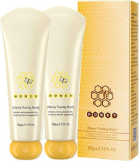 Honey Peel-Off Mask for Blackhead Removal & Pore Minimizing - Deep Clean Tearing Mask with Natural Propolis, Oil Control & Dead Skin Exfoliator, Reduces Wrinkles for Face Care