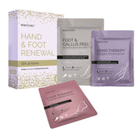 BEAUTYPRO HAND & FOOT RENEWAL SPA at Home with 2 Foot Masks & 1 Hand Mask | Packed Full of Natural Ingredients | Relaxation Gifts For Women | Skin Care & Face Care | Beauty Sets