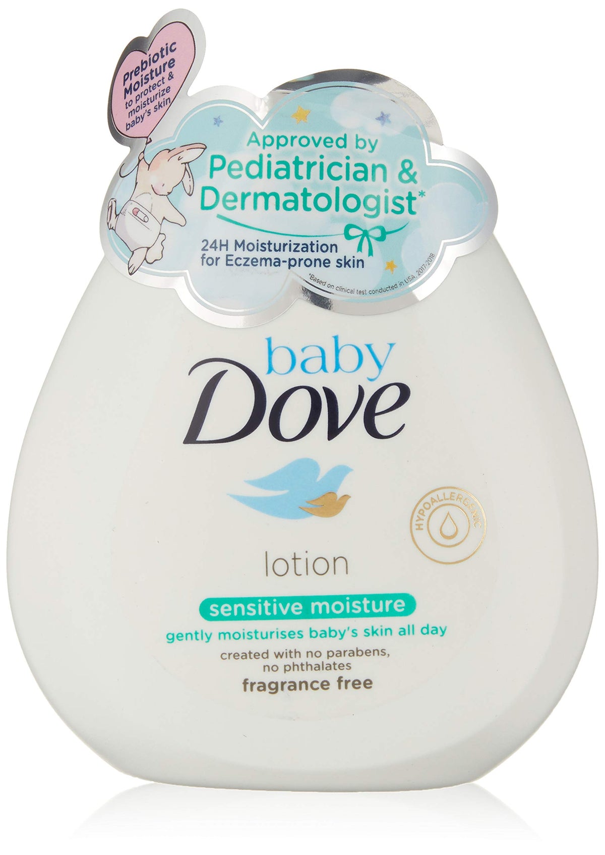 Baby Dove Sensitive Moisture Fragrance Free Lotion, 200 ml