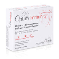 Zinc Supplement for Immunity 30 Capsules | Vitamin C acerola - Vitamin D - Selenium - Beta glucans | Optim Immunity