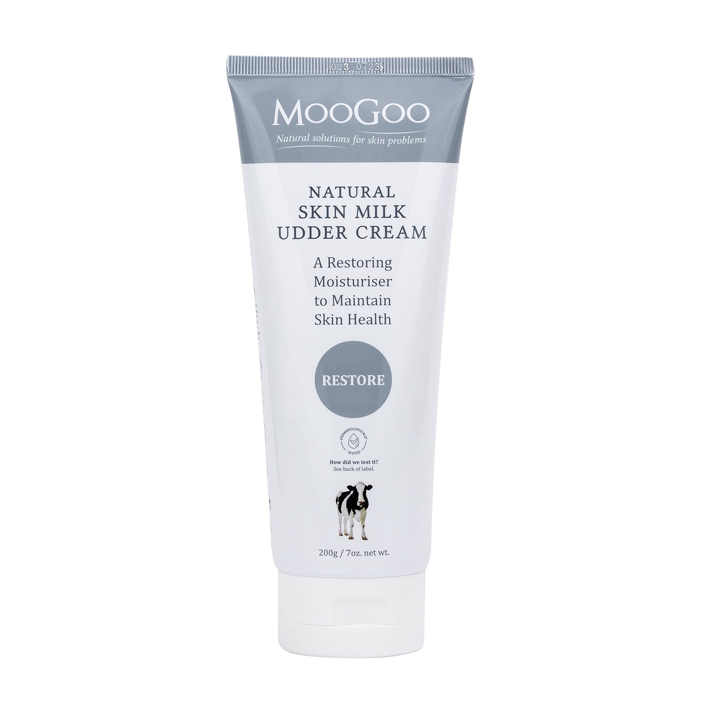 MooGoo Natural Skin Milk Udder Cream 200g - Non-Comedogenic, Lightweight & Calming Lotion for Face, Hands & Body. For Women & Men with Sensitive, Itchy or Damaged Skin.
